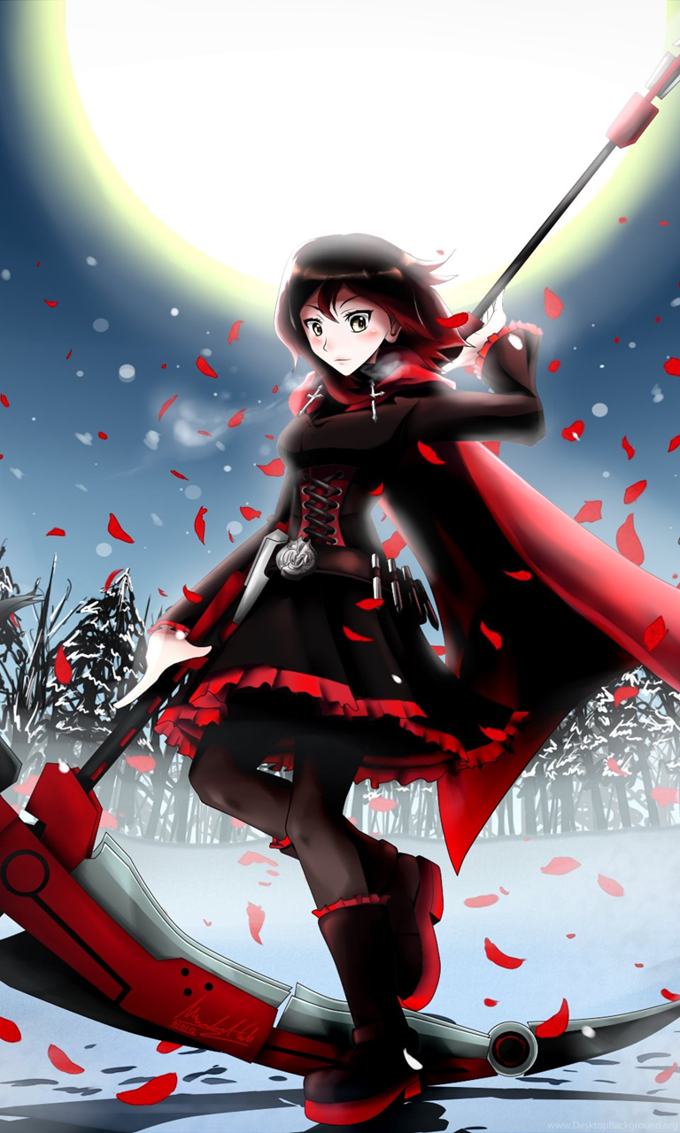 Download Ruby Red Anime Wallpapers Mobile, Android, Tablet HD 768x1280 Desk...