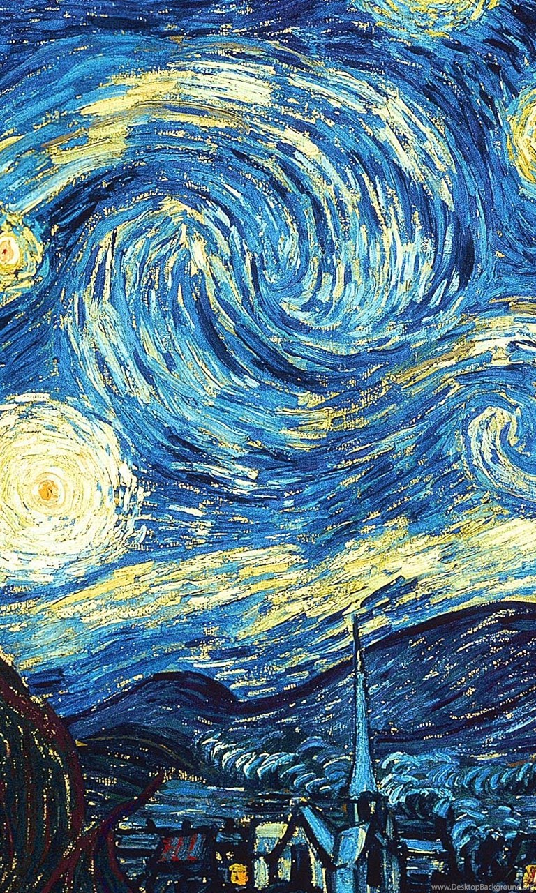 Wallpapers Full Hd Van Gogh Starry Night 2560x1600 Desktop Background