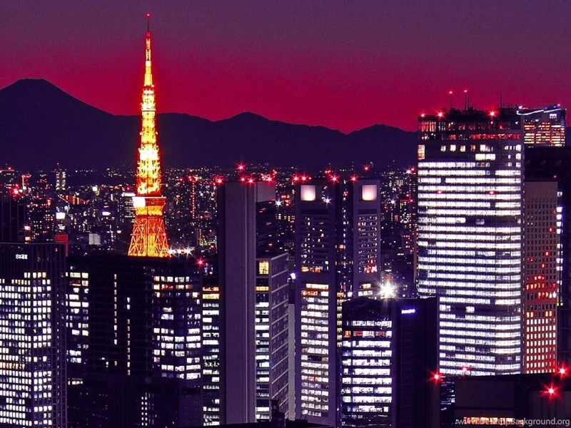 Download Wallpapers 3840x1200 Japan, Tokyo, Buildings, Night, City