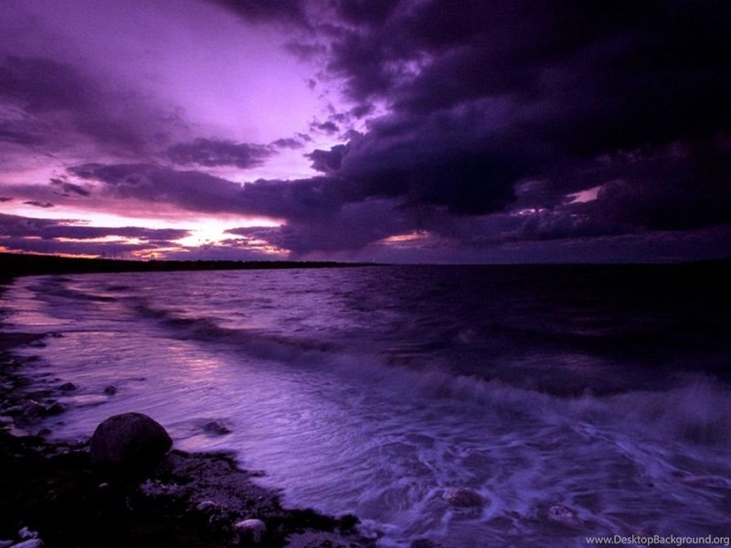 Purple Sunset HD Wallpapers Desktop Background