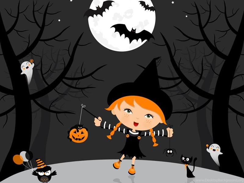 Cute Halloween Wallpapers For IPod, iPhone And iPad Desktop Background