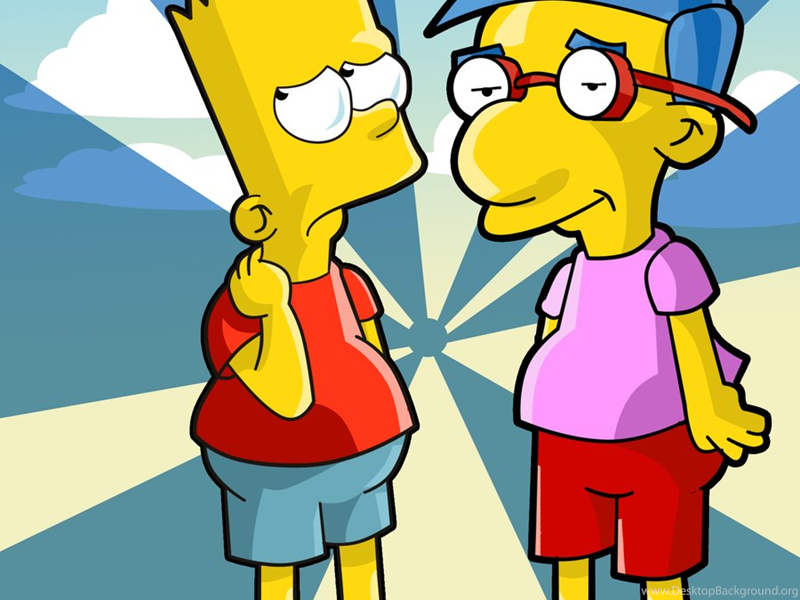 Download Bart And Milhouse By Kintobor On DeviantArt Popular 800x600 Deskto...