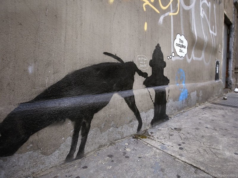 Tag Banksy English Graffiti Artist Wallpaper Hd Desktop Background