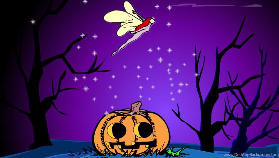 Wallpapers Cute Animated S Halloween Free Tinkerbell 1024x768 Desktop Background