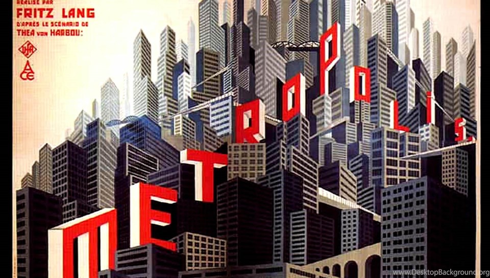 Metropolis Landscape Vintage Sci Fi Movie Posters Wallpapers