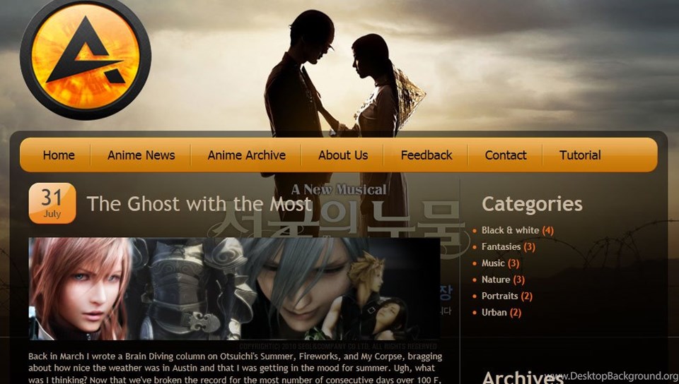 Unduh 82 Background Anime Html Gratis