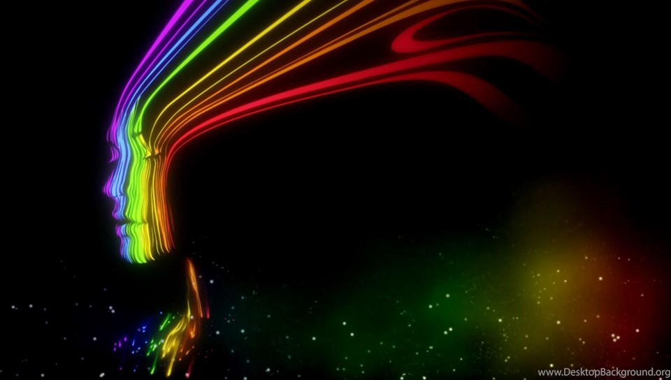 3d Abstract Rainbow Wallpapers Desktop Background