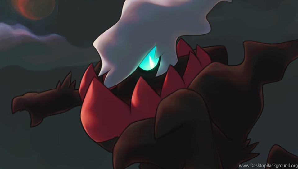 Giratina Vs Darkrai Desktop Background