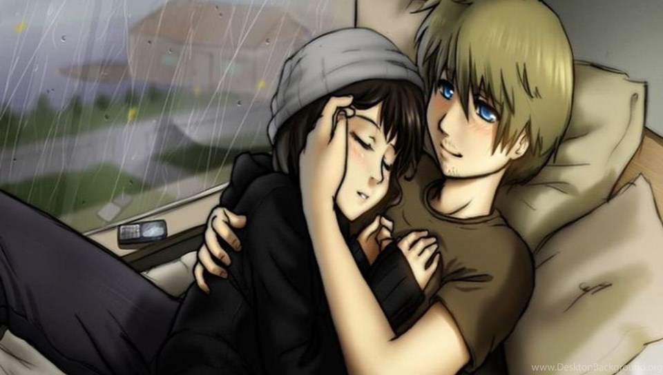 Types 12 Cute Love Couple Cartoon Wallpapers Desktop Background