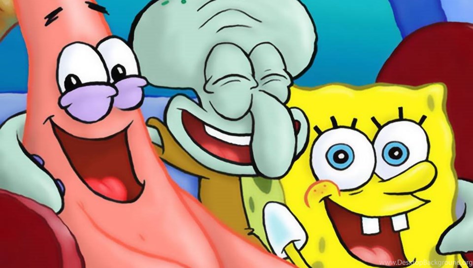 Spongebob And Patrick And Squidward Wallpaper Desktop Background