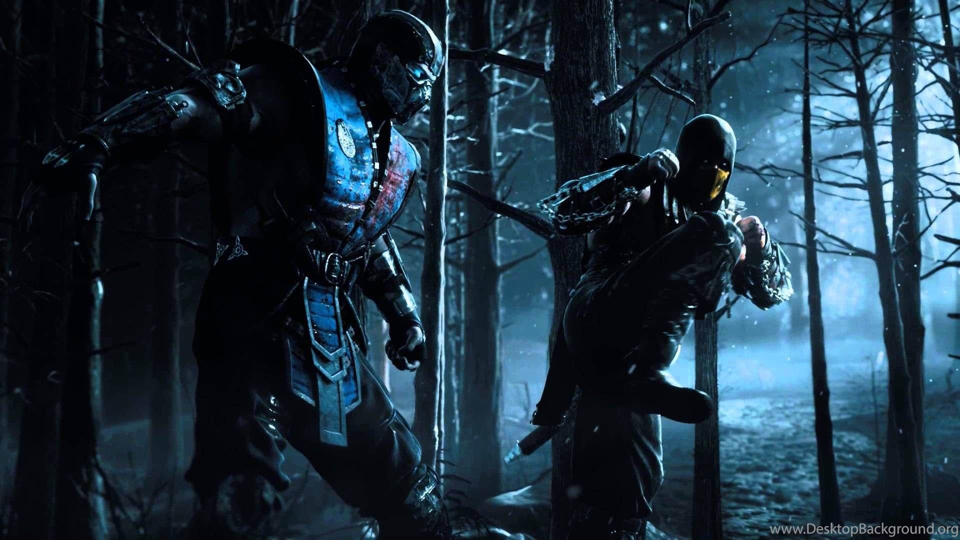 Mortal Kombat X Trailer Sub Zero Scorpion 1920x1080 Full Hd