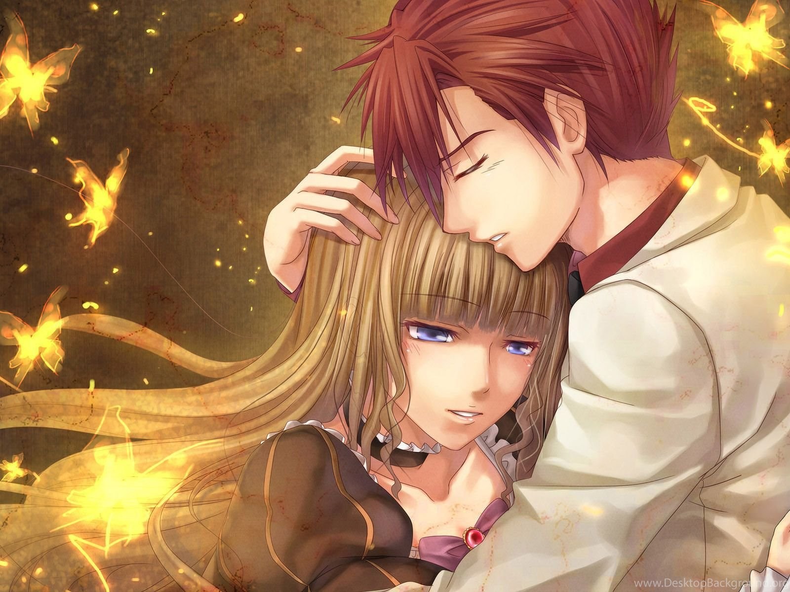 Anime Girls Wallpapers Listening Music Wallpapers Desktop Background