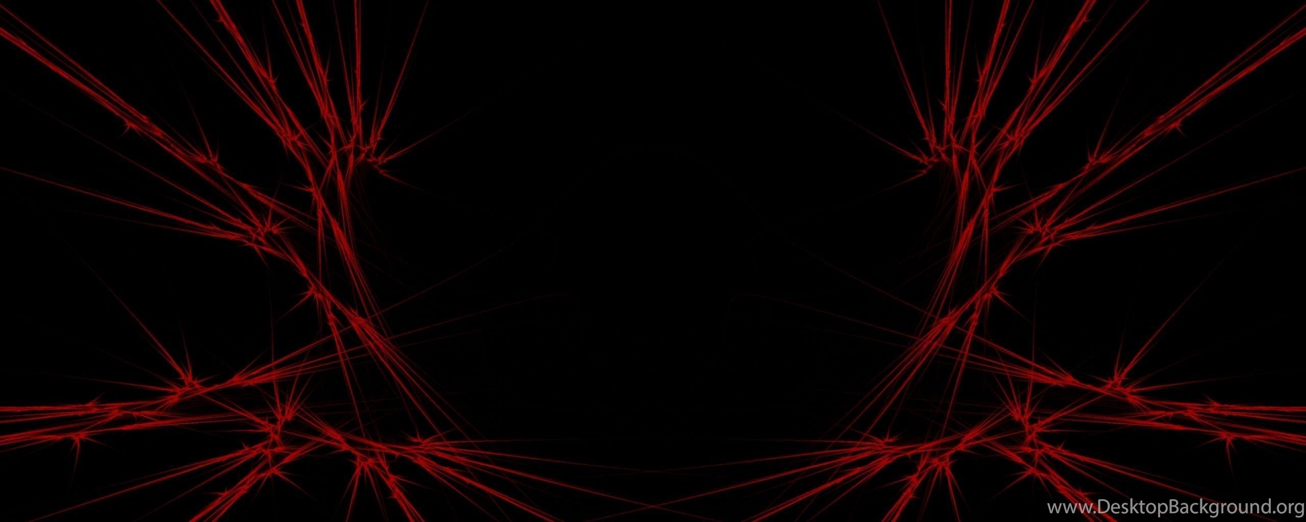 Download Wallpapers 2560x1024 Red, Black, Abstract Dual ...