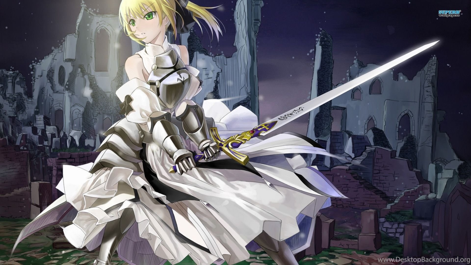 Saber Fatestay Night Wallpapers Anime Wallpapers Desktop Background