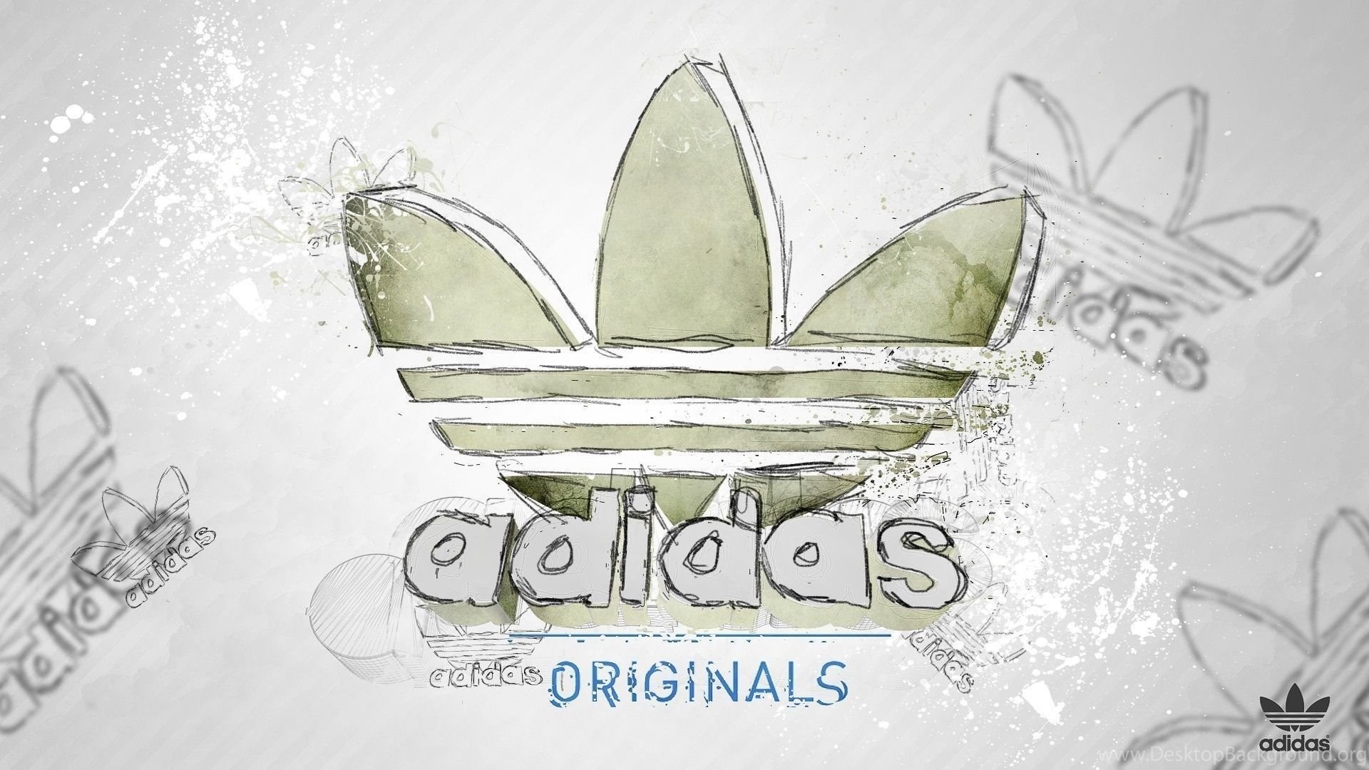 19x1080 Sports Logo Adidas Originals Brand Style Figure Desktop Background