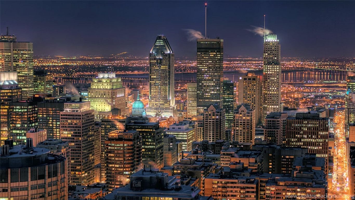 Wallpapers Beograd Montreal City At Night 1366x768 Desktop Background