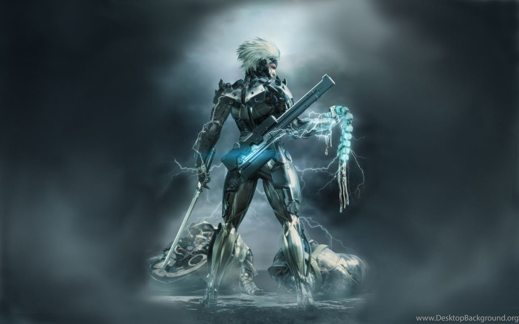 Metal gear rising ost. Райден с молнией. Metal Gear Rising Spine. Райден обои. Метал Гир райзинг обои.
