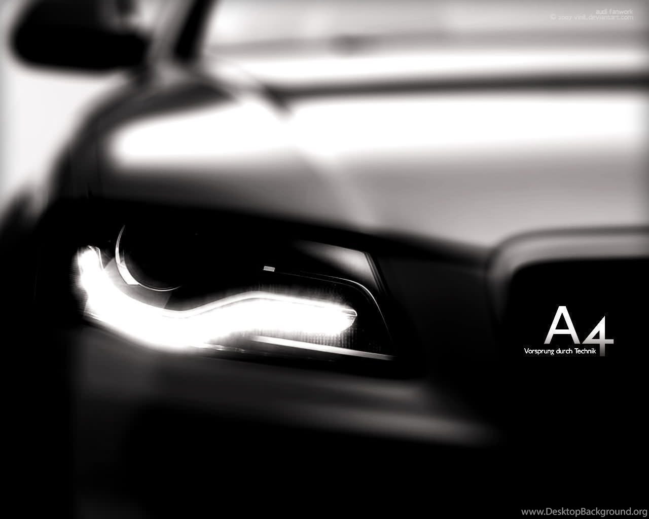Audi A4 Wallpapers Front Led Lights Desktop Background
