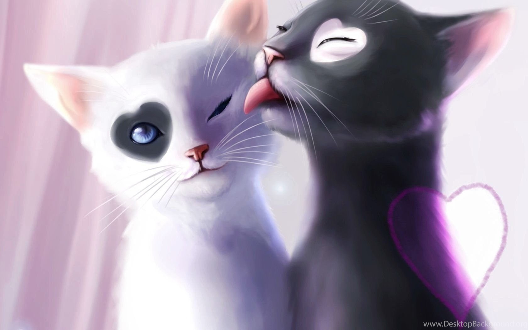 Lovely Anime  Cat  CouplesHD Wallpapertec Desktop Background