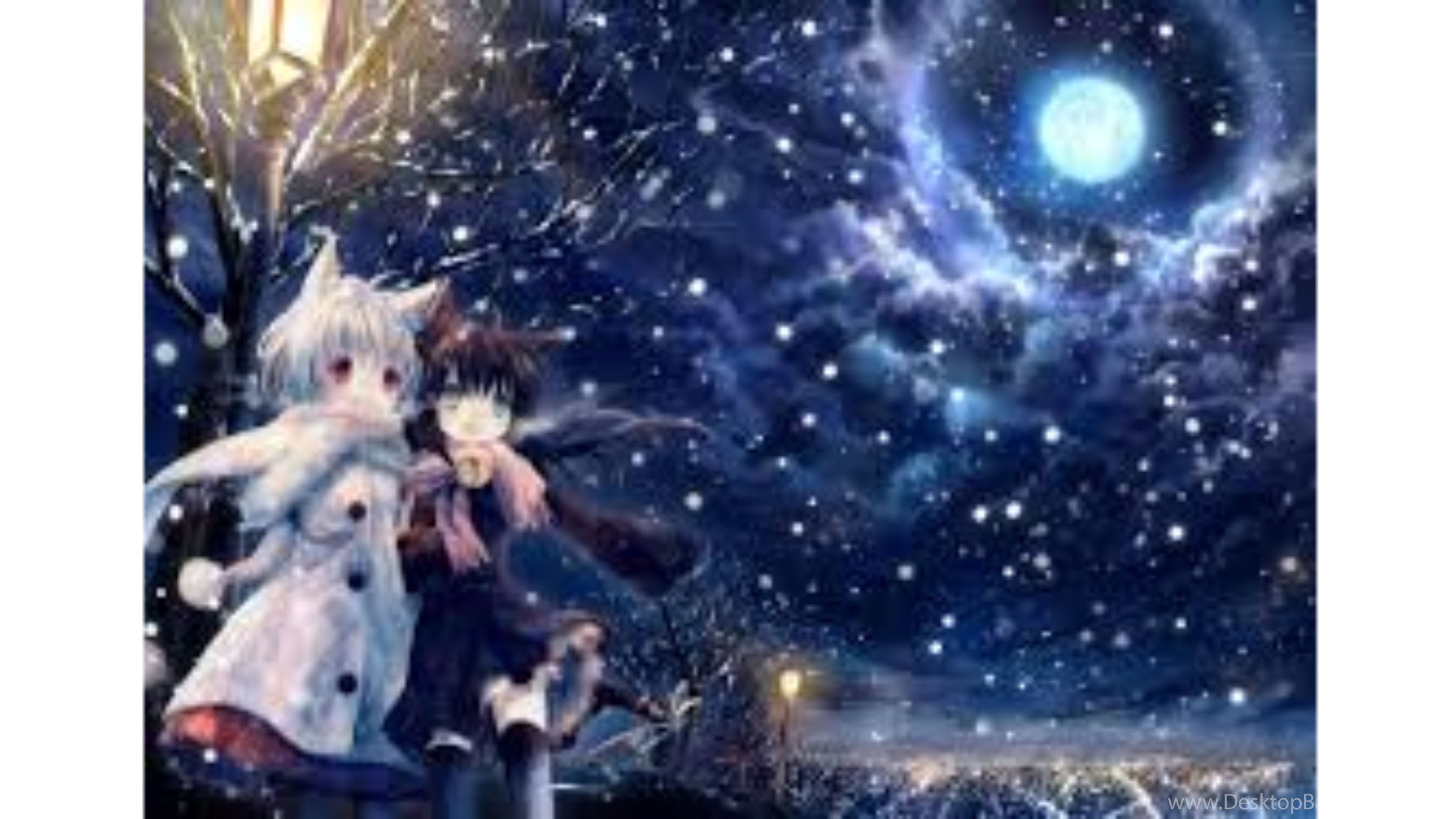 Anime Winter 4K Wallpapers Desktop Background