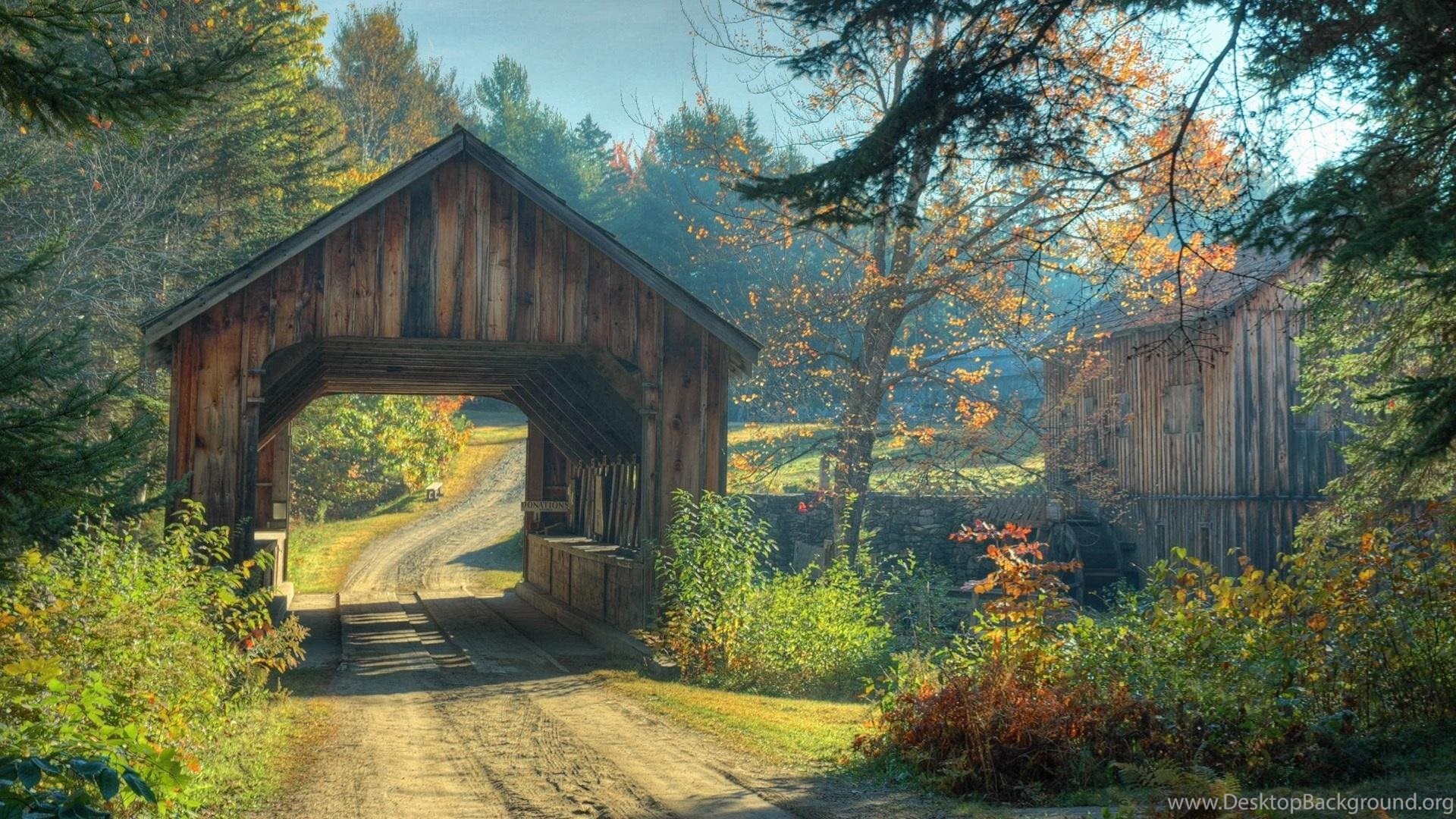 pretty nature backgrounds with bridges
