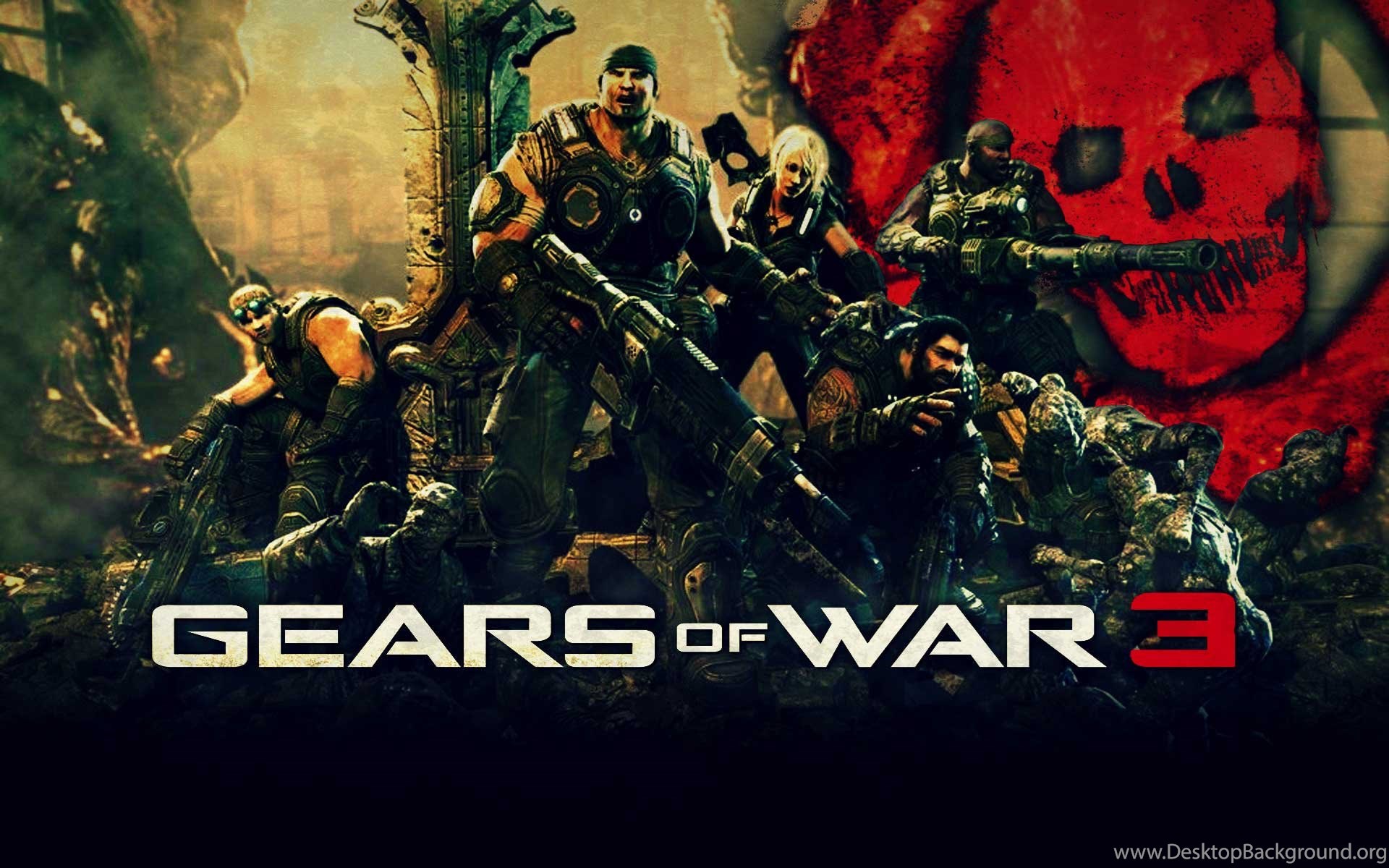 Free Wallpapers Gears Of War 3 Wallpapers Desktop Background