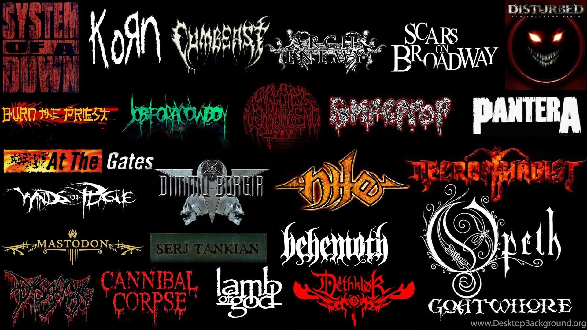 Wallpapers Pantera Arch Enemy System Of A Down Cannibal Corpse Hd Desktop Background Download hd wallpapers for free on unsplash. wallpapers pantera arch enemy system of