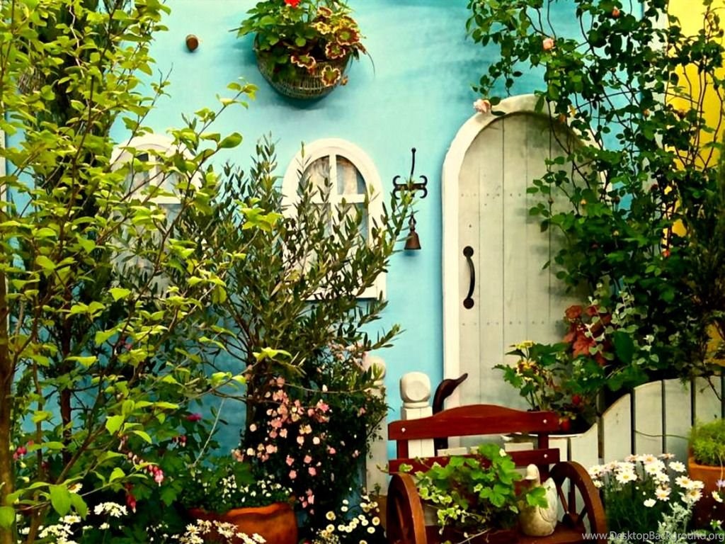 Gardens Wallpaper Cottage Garden Wallpapers Cottage Garden