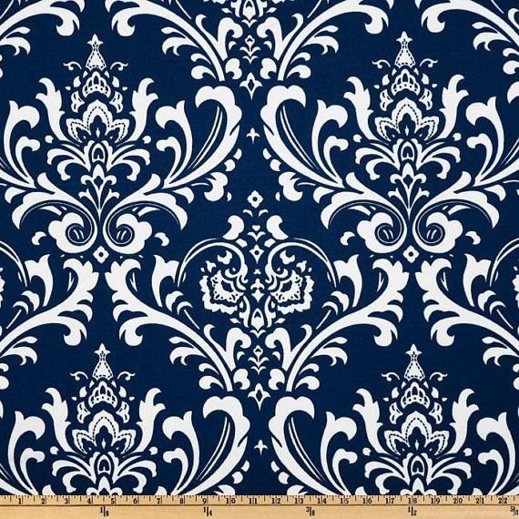 Featured image of post Navy Blue Damask Wallpaper