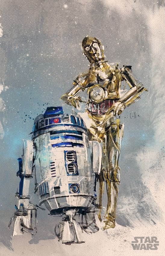 R2d2 C3po Disney Commission Star Wars By Neo Innov On Deviantart Desktop Background