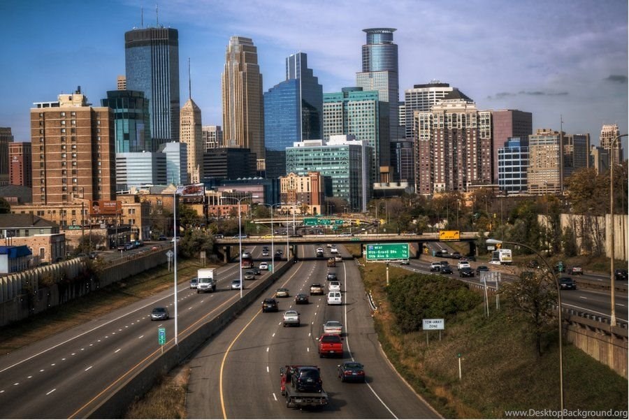 Minneapolis Skyline 2 By Shockstar83 On DeviantArt Desktop Background