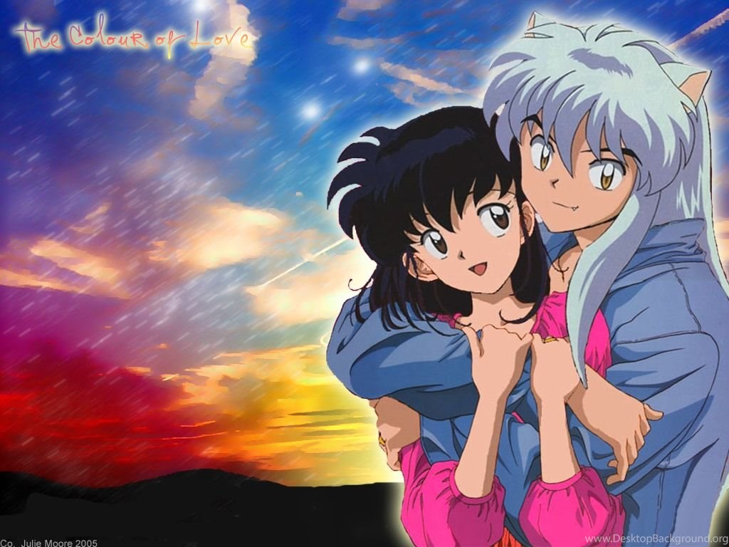 Download Inuyasha Kagome Anime Wallpapers 1024x768 Desktop Background