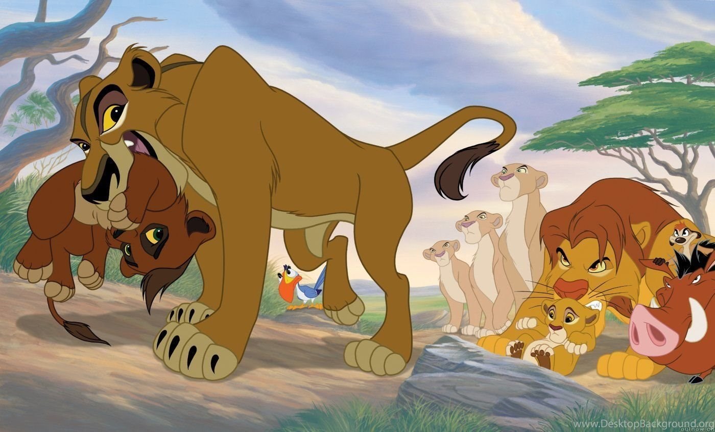 Sunset Disney Company Silhouettes The Lion King Wallpapers
