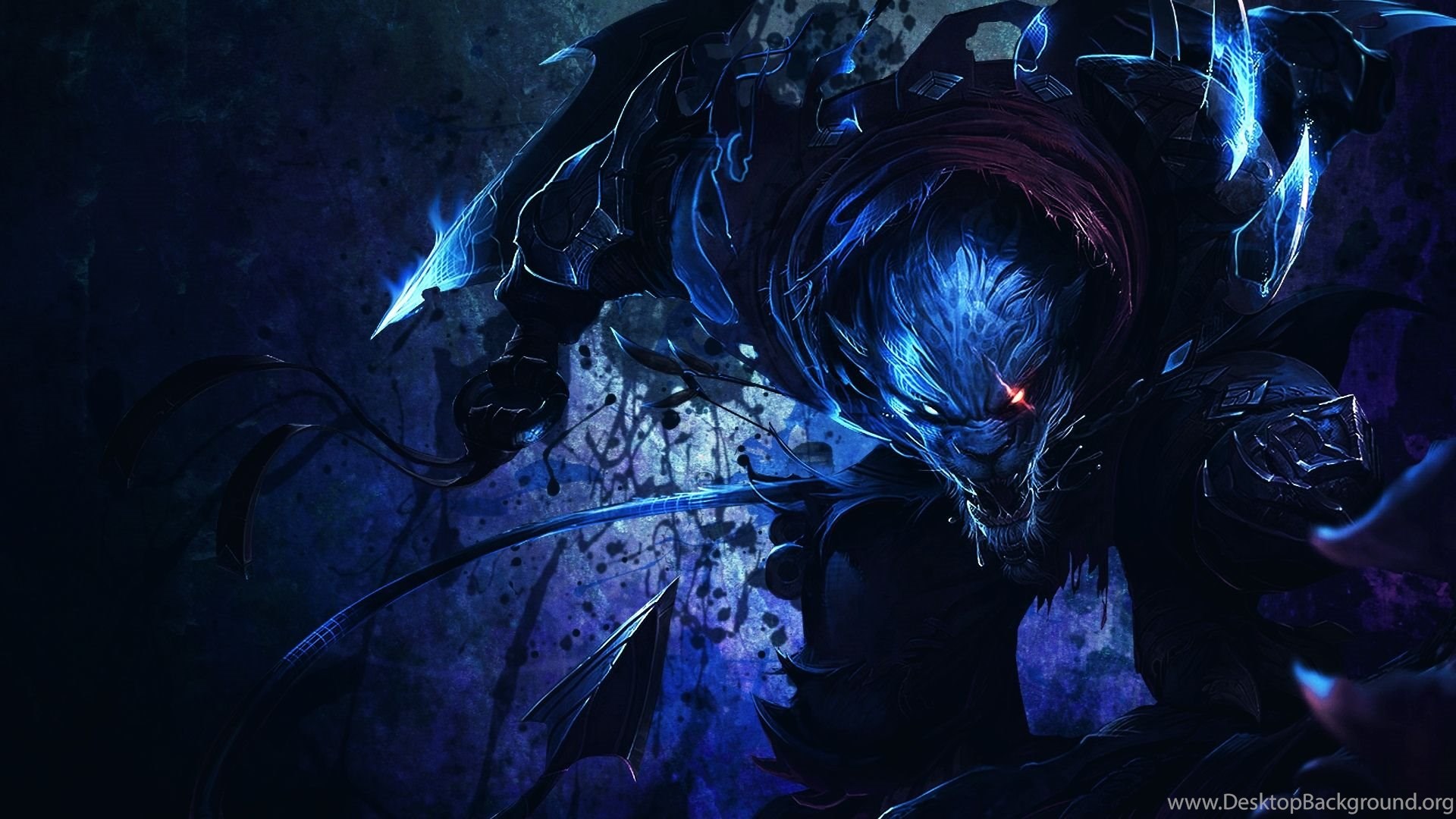 League Of Legends Night Hunter Rengar Wallpapers Desktop Background