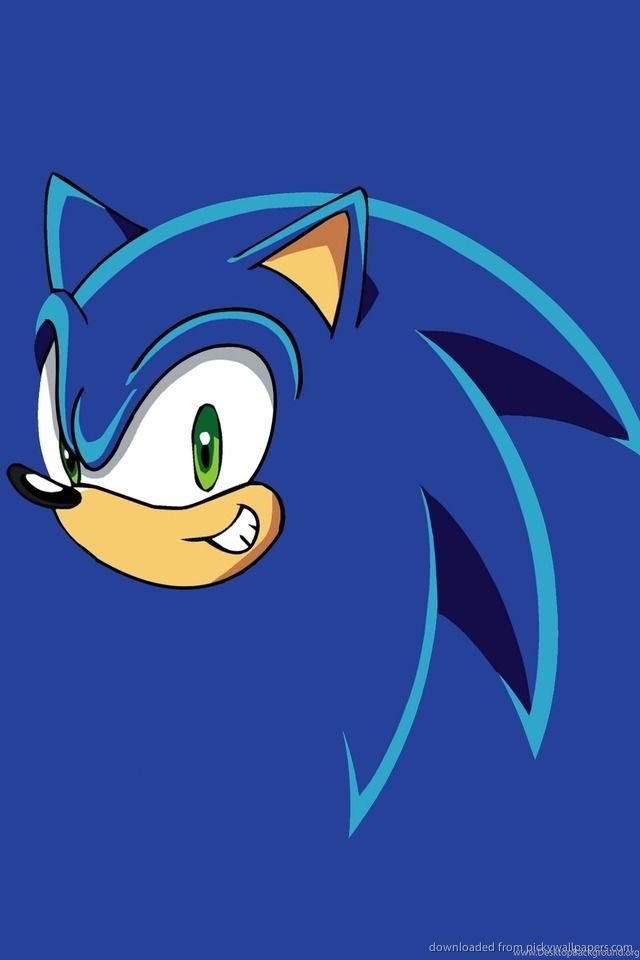 Download Sonic The Hedgehog Face Wallpapers For Iphone 4 Desktop Background
