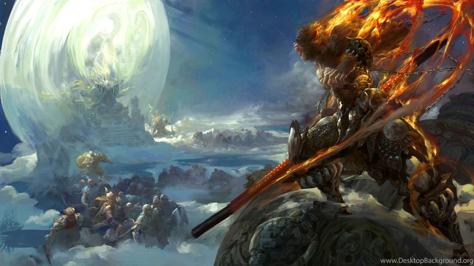 Death Battle Sun Wukong Vs Hercules Desktop Background Death Battle Sun Wukong Vs Hercules Desktop Background