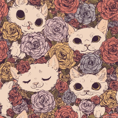 Vintage Wallpaper Goat Soap Floral Cat Pattern Use All Ya Want Desktop Background Find the best free stock images about desktop wallpaper cat. vintage wallpaper goat soap floral