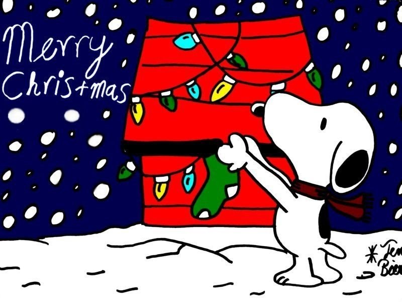 Snoopy Christmas Pictures Christmas Desktop Background