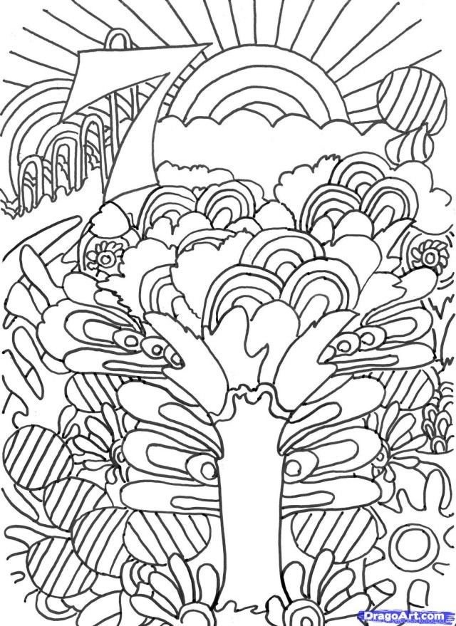 Trippy Coloring Book Pages Az Coloring Pages Desktop Background