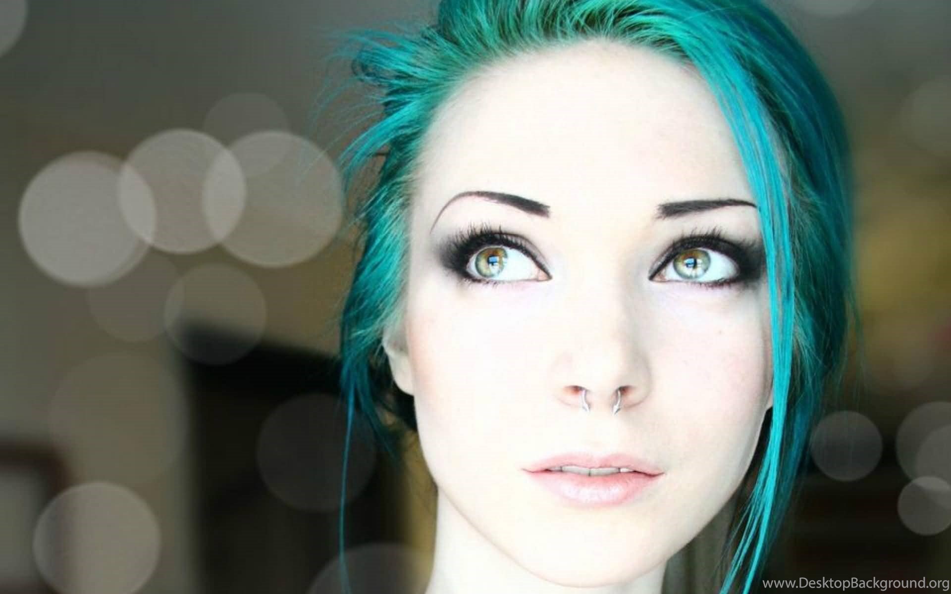 4. "The Emo Girl" - Blue hair is a popular hair color in the emo subculture - wide 3