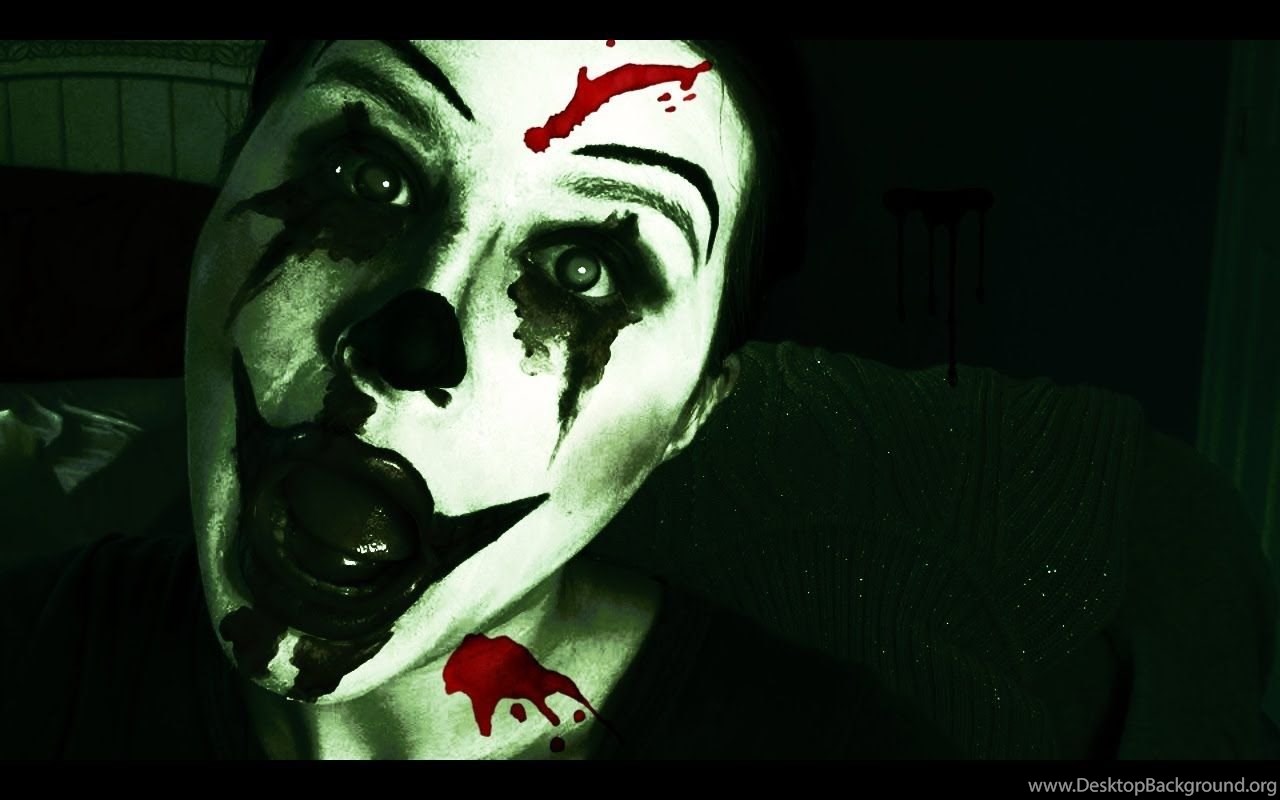 Killer Clown Halloween Makeup Tutorial YouTube Desktop Background