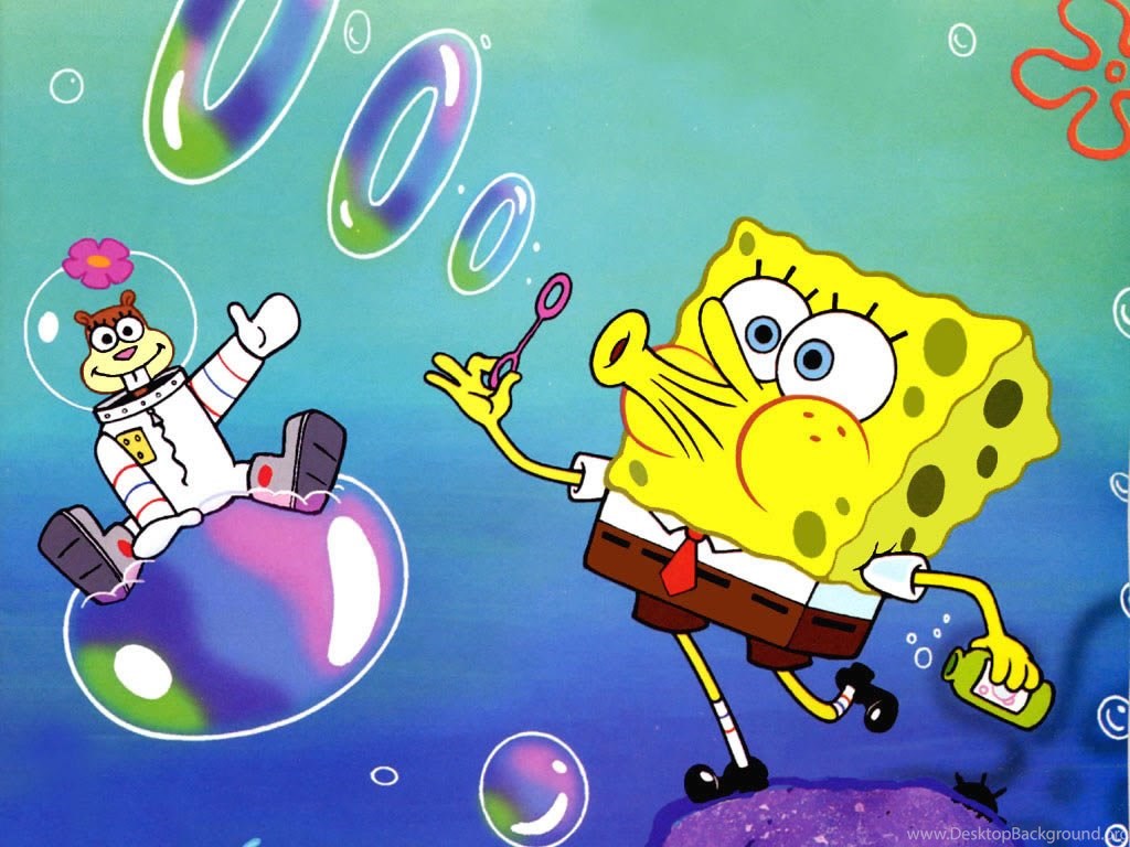 Gangster Sandy From Spongebob Desktop Background