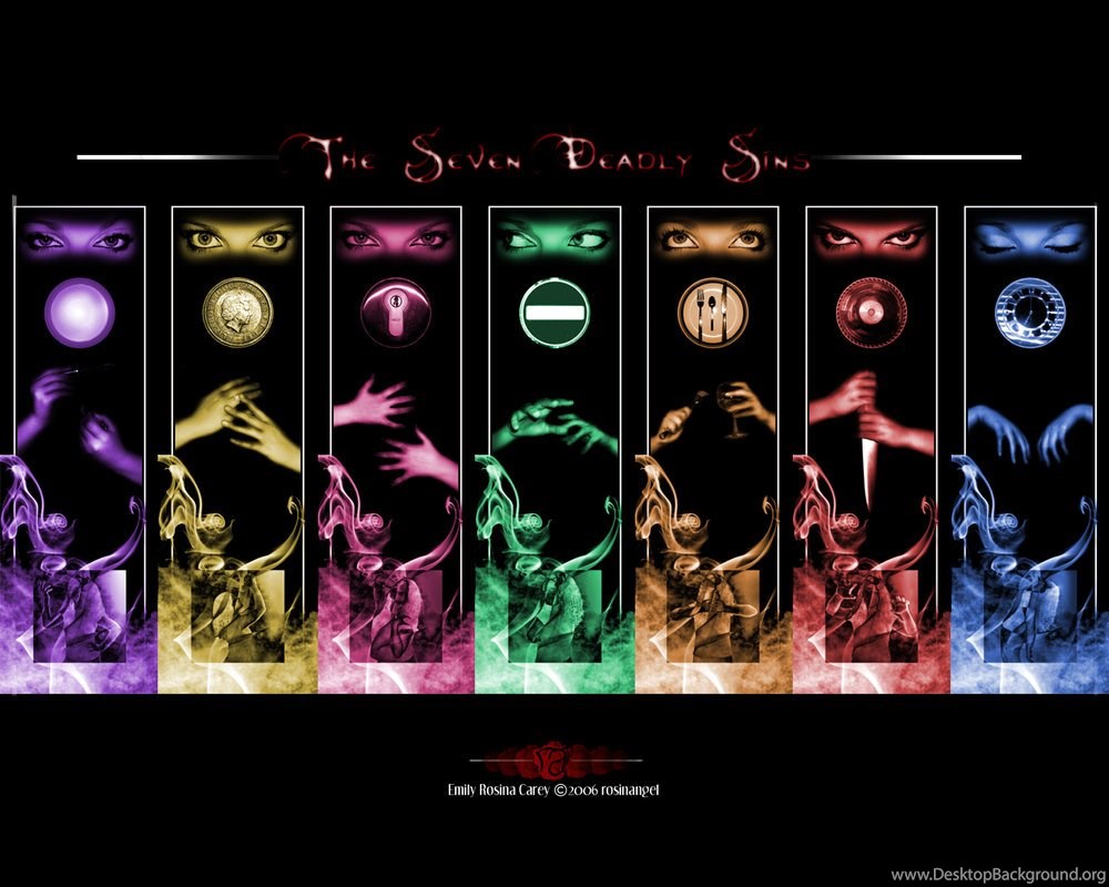 The Seven Deadly Sins: By RosinAngel On DeviantArt Desktop Background