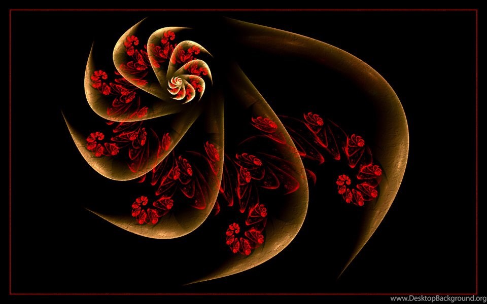 Beautiful Red And Gold Design Widescreen Wallpapers Desktop Background