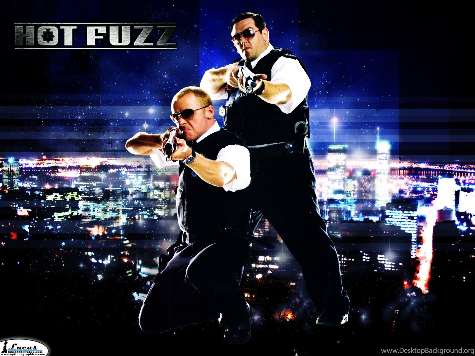 Hot Fuzz Movies Wallpapers 2227618 Fanpop Desktop Background