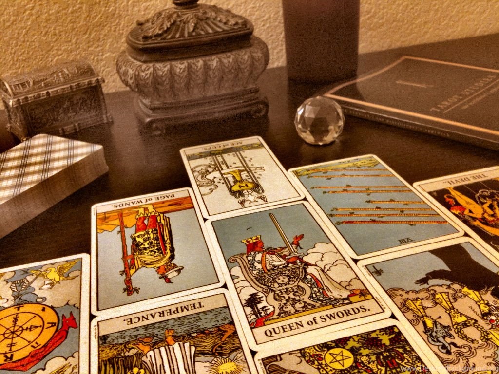 Reversed Tarot Cards Desktop Background
