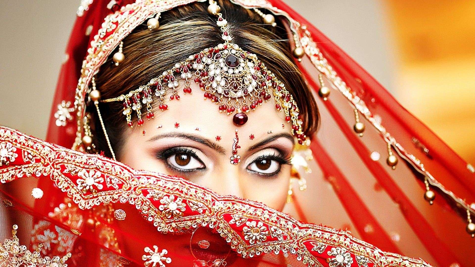  Indian  Brides HD  Wallpapers  Of Indian  Bride Makeup Dress 