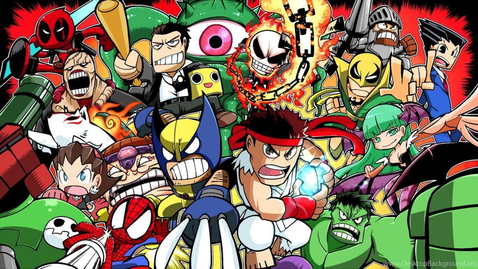 Marvel Vs Capcom Wallpaper Desktop Background