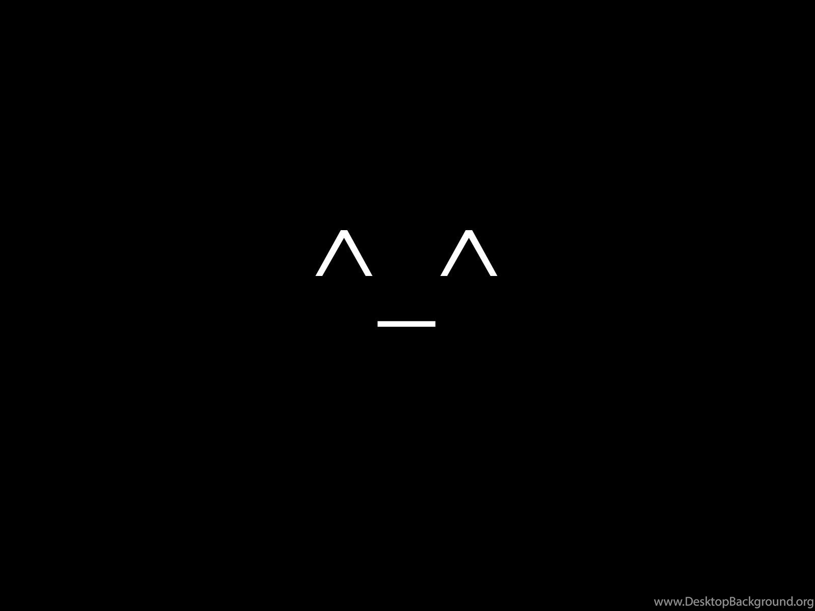 Dark Smiley Face Wallpaper - visage souriant noir heureux Papier peint