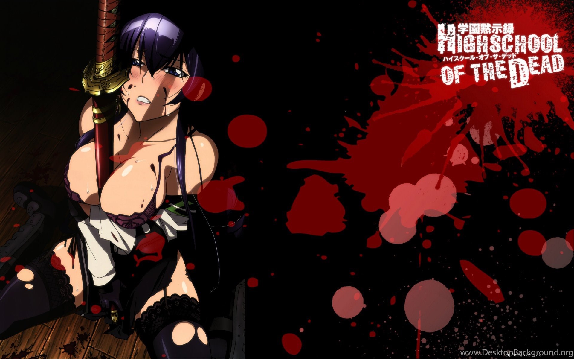 º Hotd º Highschool Of The Dead Desktop Background